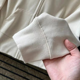 Women Hoodie Loose Solid Color Simple