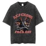 Rottweiler Doberman Retro Graphic Tee Men's Shirt