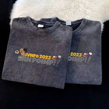 Men T Shirt Cartoon Summer Distressed Loose