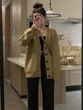 Women Knitted Cardigan Thermal Sweater