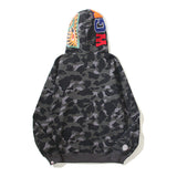Ape Hoodie Camouflage Alphabet Double Hat Sweater Autumn Winter