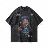 Men T-Shirt Summer Printed Short-Sleeved T-shirt