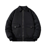 Mens Vintage Jackets Jacket Padded Workwear Jacket Trendy Baseball Uniform
