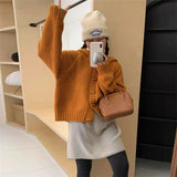 Women Knitted Cardigan Loose Slimming and Short