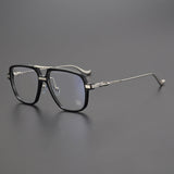 CHH Chrome Hearts Glasses Vintage Double Beam Large Frame Glasses Frame