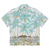 GUILTYPARTIES TIGER Shirts 19ss Coconut Tree, Palm Tree Short Sleeve Shirt
