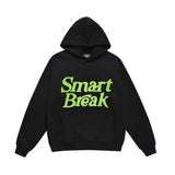 Men Fleece Lined Hoodie Autumn and Winter Embroidery Letter Hooded Sweater Men Oversize Loose Casual
