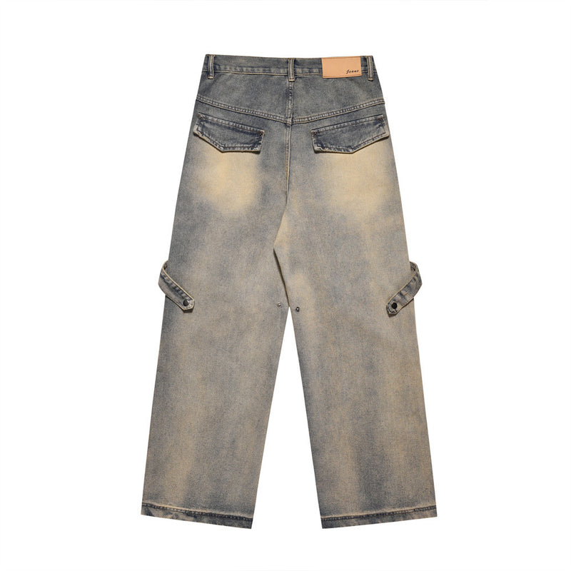 Men Jeans Personality Set Niche
