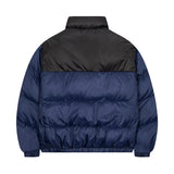 Men Cotton Padded Jacket Coat Vintage Stand-up Collar Cotton-Padded Clothes Ins Casual Winter Loose and Warm Bread Coat