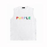 Purple Brand Tank T Shirts Sleeveless T-shirt Vest