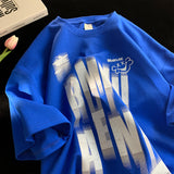 Men T Shirt Summer Retro Easy Matching Loose