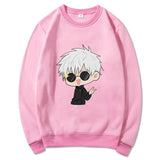 Autumn Men Anime Jujutsu Kaisen Print Casual Sweatshirts Men