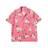 Short Sleeve Shirt Hawaii Full Print Loose Beach Vacation