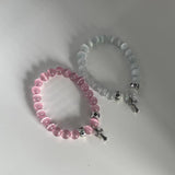 Chrome Heart Bracelet Vintage Cross Ornament