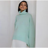 Women Work Business Casual Sweaters Thick Loose Knitwear Sweater