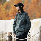 Unisex Shirt Retro Loose Outdoor