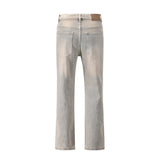 Men Jeans Loose Hole Versatile Distressed