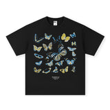 Vintage T-shirts Printed Short Sleeve T-Shirts Washed and Old Fall