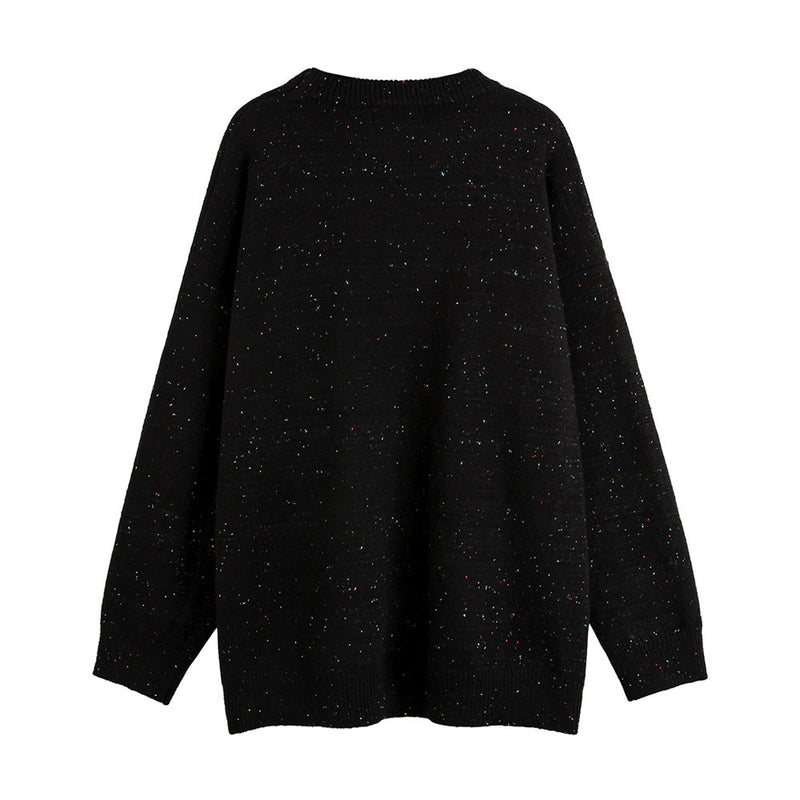 Men Sweater Cotton Thread Sweater Accessories Men's Loose