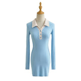 Women Dresses Slim Knit Dress