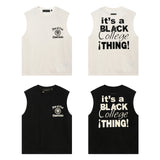 Fog Essentials tank spring summer FOG letter round neck pullover vest