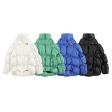 Men Coat Stand-up Collar Thick Bread Coat Cotton Coat