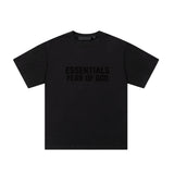 Fog Essentials T Shirts Spring/Summer FOG Season 9 Letter Crew Neck Short Sleeves