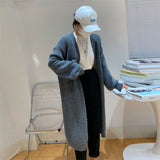 Women Knitted Cardigan Loose Sweater Long Sweater