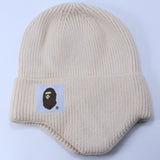 Stussy Hat Winter Knitted Hat Men's and Women's Warm Ear Protector Outdoor Wool Hat