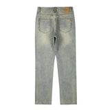 Men Jeans Slim Retro