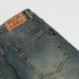 Men Jeans Old Casual Loose