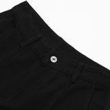 Men Jeans Bell-Bottom Pants Loose Fit