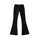 Women Jeans Hot Girl Stretch Slim Fit Burrs Bell-Bottom Pants
