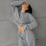 Women Co-Ords Suit Casual Loose Sweatshirt Autumn and Winter