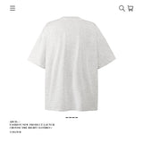 American vintage street T-shirt pure cotton men's and women's summer loose