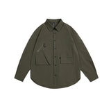 Unisex Shirt Vintage Baggy Coat