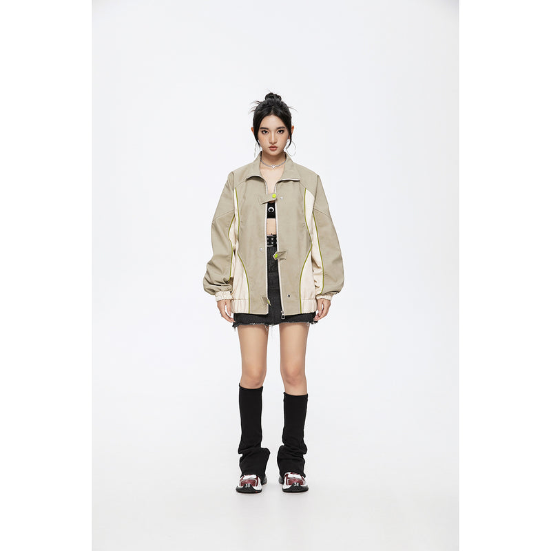 Unisex Pu Jacket Sports PU Leather Coat