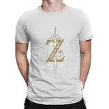 Logo Men's T Shirt Z-Zelda Cool Tees Short Sleeve Crew