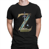 Zeldas Logo Men's T Shirts Tears Of The Kingdoms Creative Tee