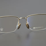 CHH Chrome Hearts Glasses Pure Titanium Glasses Myopia Glasses Frame Ultra Light Business Half Frame