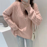 Women Pullover Sweater Loose and Warm Knitwear