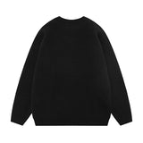 Women Sweater Vintage Angel Jacquard College Style