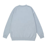 Men Sweater Embroidered Rabbit Sweater Loose