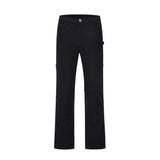Men Jeans Multi-Pocket Button Versatile
