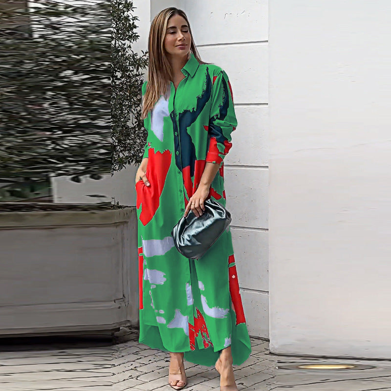 Women Dress Fashion Casual Loose Dress