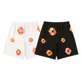 Denim Tears T Shirt ShortsFlame Short Sleeve T-shirt Sports Casual Shorts Suit (Options need to be purchased separately)