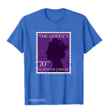 Inspired by Queen's Platinum Jubilee 2022 Elizabeth 70 Years T-shirt Pattern