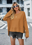 Women Pullover Sweater Loose Casual Sweater
