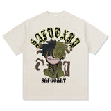 Unisex T Shirt Short Sleeve Summer Casual Cotton