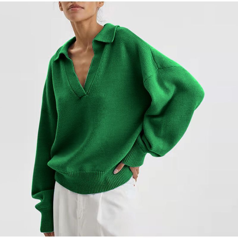 Women Work Business Casual Sweats Knitted Sweater